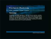 Tablet Screenshot of flashpointmachining.com